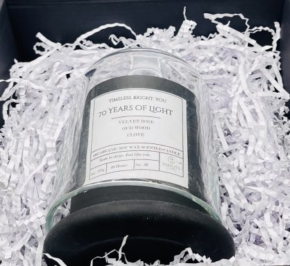 Candle in presentation box